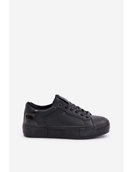 Warm Women's Platform Sneakers Big Star OO274A555 Black