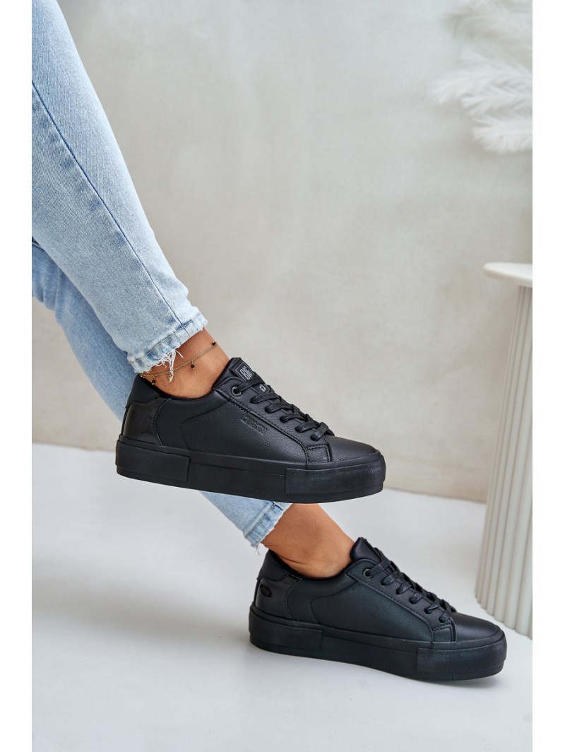 Warm Women's Platform Sneakers Big Star OO274A555 Black