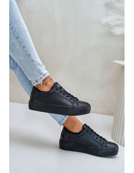 Warm Women's Platform Sneakers Big Star OO274A555 Black