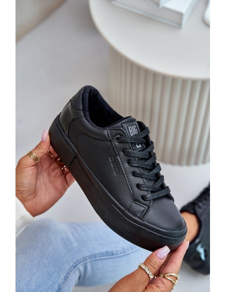 Warm Women's Platform Sneakers Big Star OO274A555 Black