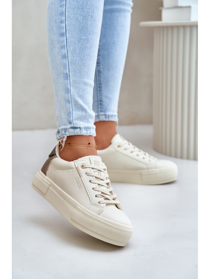Warm Women's Platform Sneakers Big Star OO274A454 Beige
