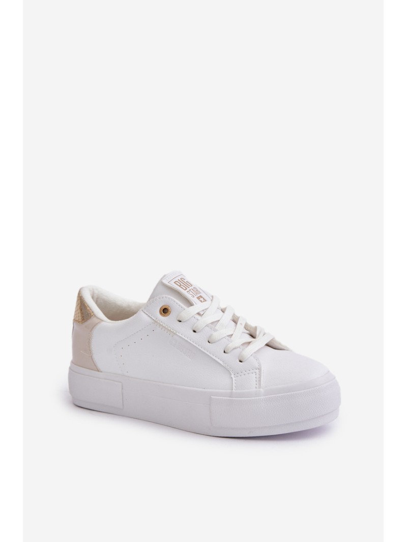 Warm Women's Platform Sneakers Big Star OO274A452 White