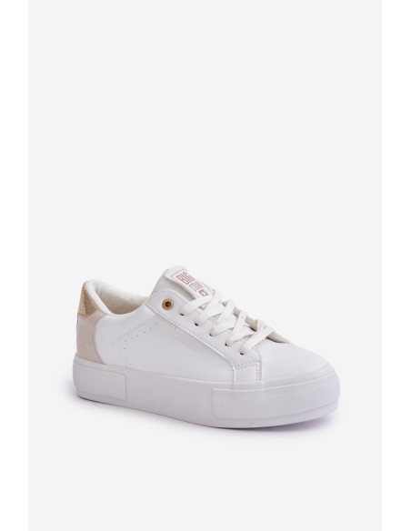 Warm Women's Platform Sneakers Big Star OO274A452 White