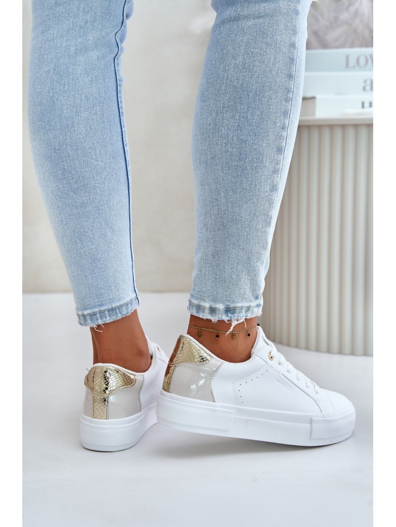 Warm Women's Platform Sneakers Big Star OO274A452 White