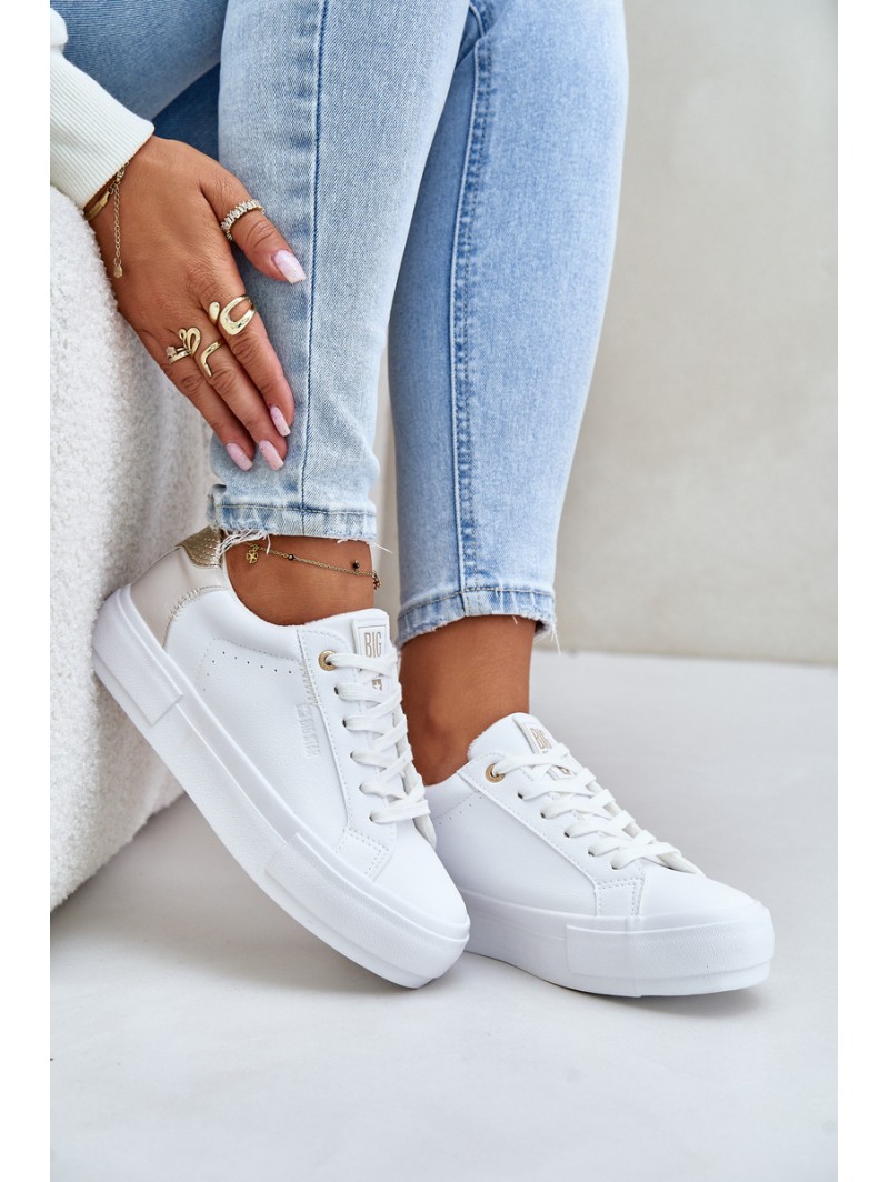 Warm Women's Platform Sneakers Big Star OO274A452 White