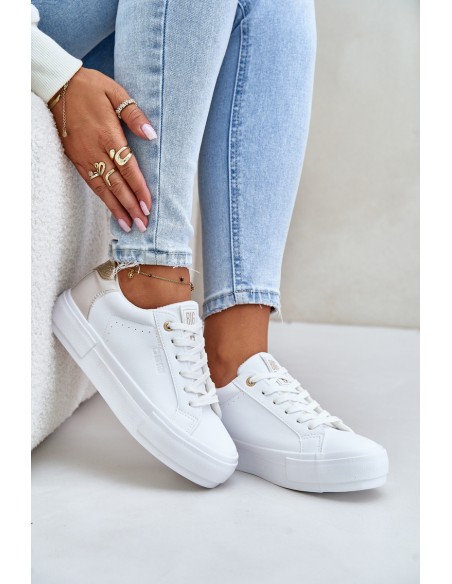 Warm Women's Platform Sneakers Big Star OO274A452 White