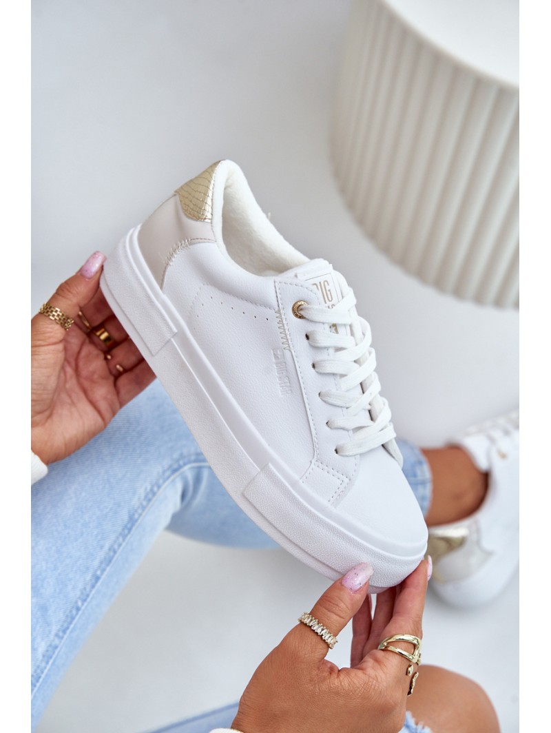 Warm Women's Platform Sneakers Big Star OO274A452 White