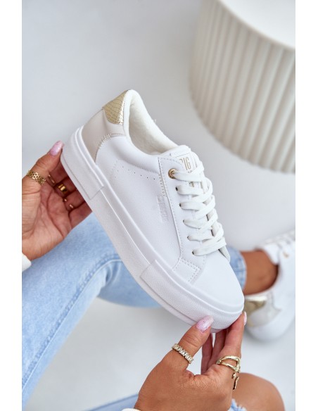 Warm Women's Platform Sneakers Big Star OO274A452 White
