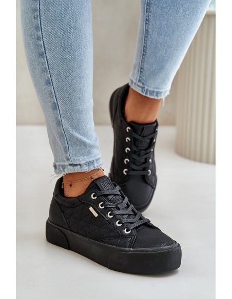 Women's Insulated Platform Sneakers Big Star OO274A465 Black