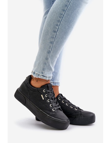 Women's Insulated Platform Sneakers Big Star OO274A465 Black