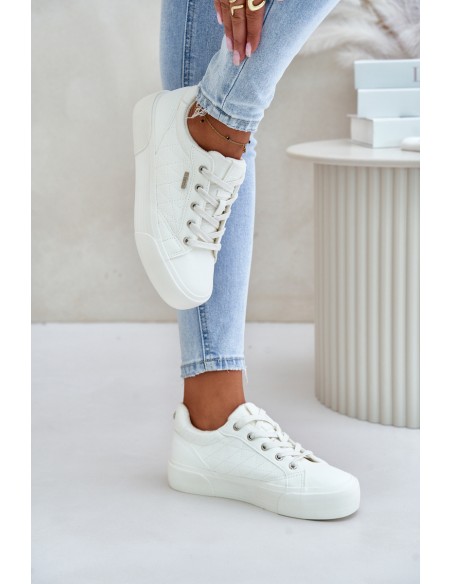Womens Platform Sneakers Insulated Big Star OO274A464 White