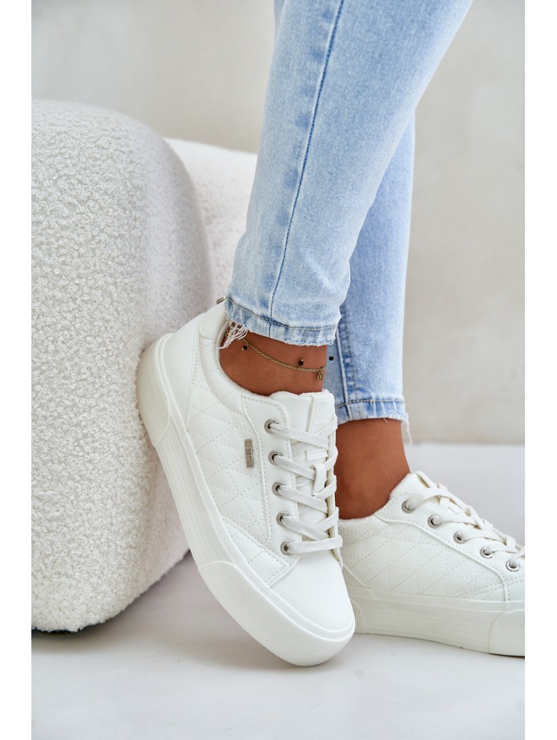 Womens Platform Sneakers Insulated Big Star OO274A464 White