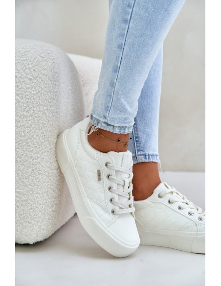 Womens Platform Sneakers Insulated Big Star OO274A464 White