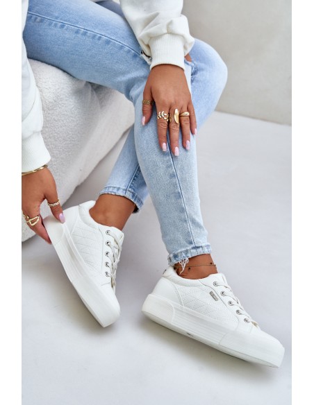 Womens Platform Sneakers Insulated Big Star OO274A464 White