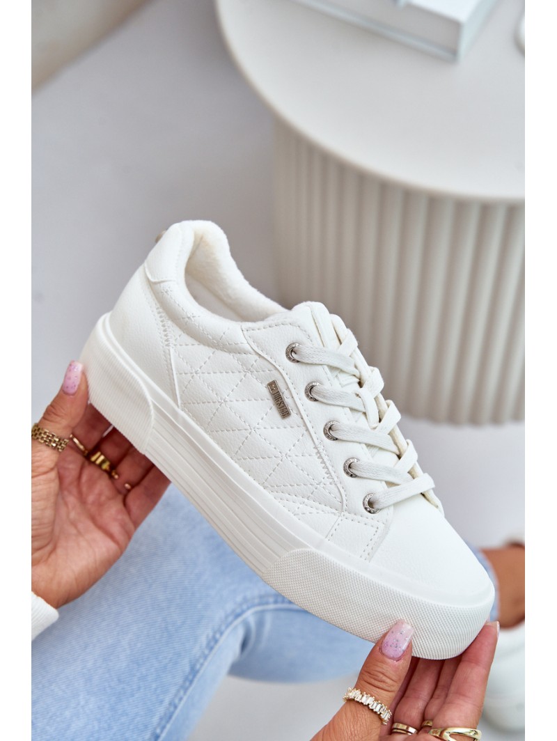 Womens Platform Sneakers Insulated Big Star OO274A464 White
