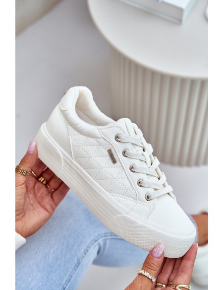 Womens Platform Sneakers Insulated Big Star OO274A464 White