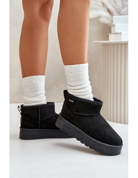 Low Snow Boots On Platform Big Star OO274A099 Black