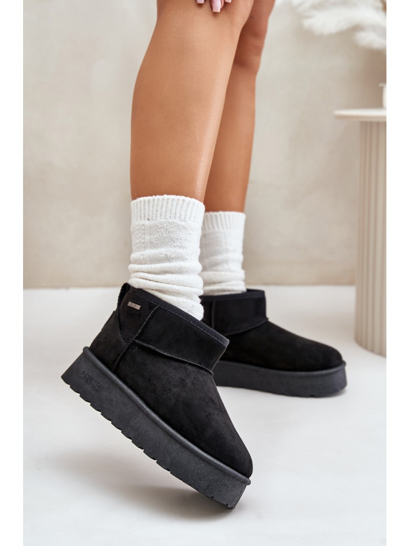 Low Snow Boots On Platform Big Star OO274A099 Black