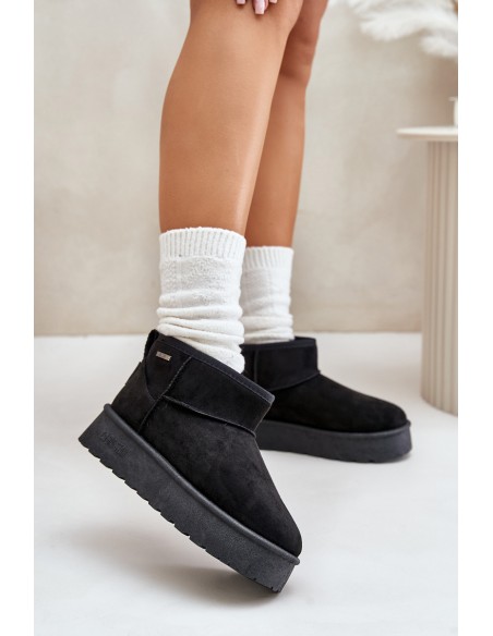 Low Snow Boots On Platform Big Star OO274A099 Black