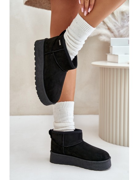 Low Snow Boots On Platform Big Star OO274A099 Black