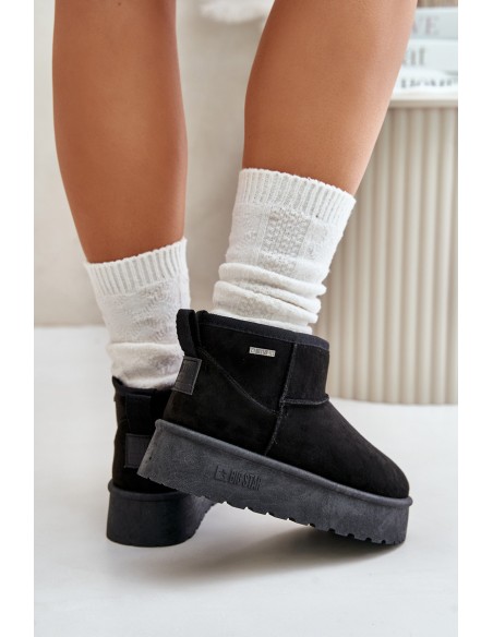Low Snow Boots On Platform Big Star OO274A099 Black