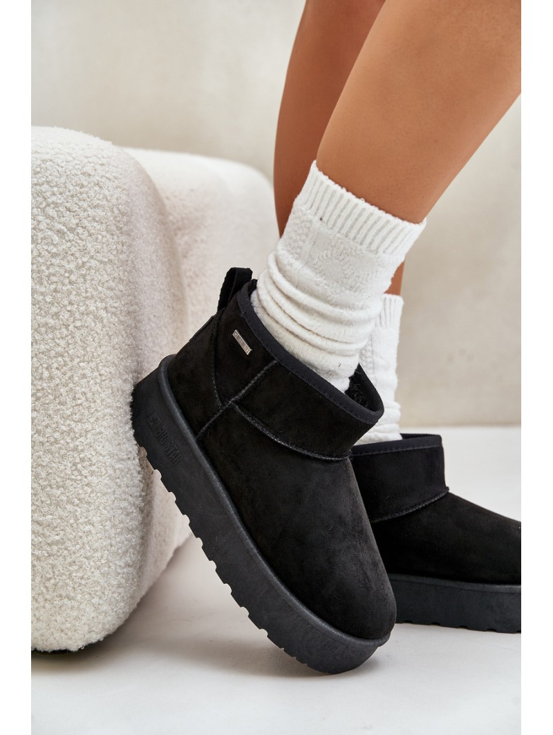 Low Snow Boots On Platform Big Star OO274A099 Black