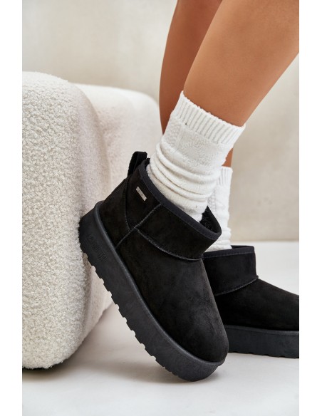 Low Snow Boots On Platform Big Star OO274A099 Black