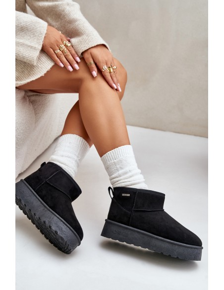 Low Snow Boots On Platform Big Star OO274A099 Black
