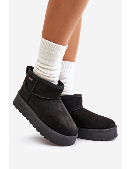 Low Snow Boots On Platform Big Star OO274A099 Black