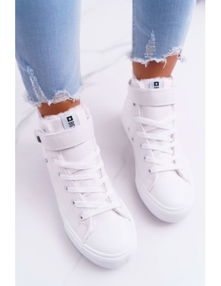 BIG STAR Leather Insulated Sneakers V274541FW White