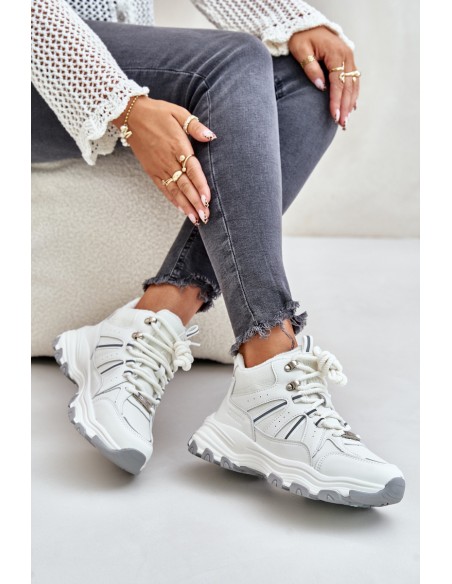 Women's Sneakers HI-POLY SYSTEM Big Star NN274A105 Beige