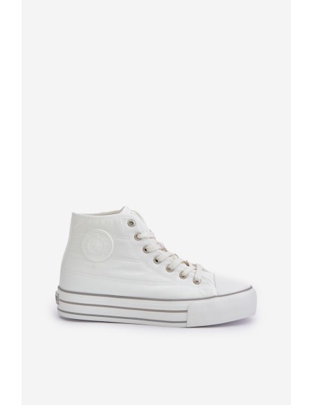 Warm Women's Platform Sneakers OO274A473 White