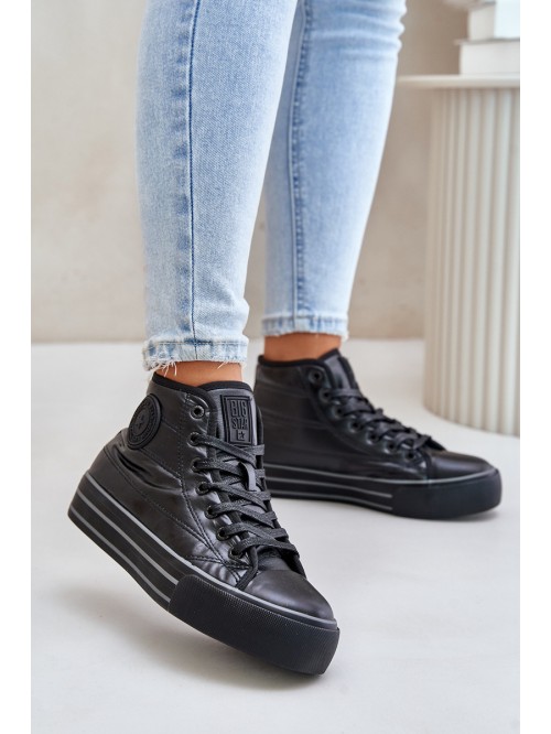 Warm Women's Sneakers on Platform OO274A471 Black 2
