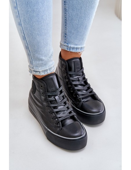 Warm Women's Sneakers on Platform OO274A471 Black