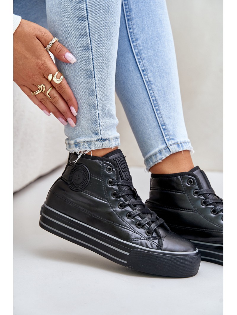 Warm Women's Sneakers on Platform OO274A471 Black