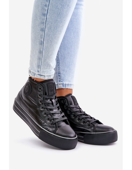 Warm Women's Sneakers on Platform OO274A471 Black