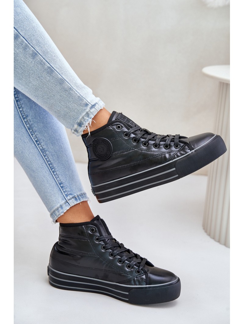 Warm Women's Sneakers on Platform OO274A471 Black