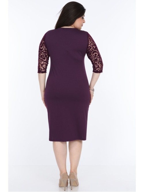 Violetinė suknelė 2