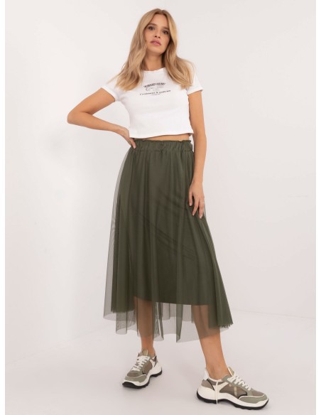 Spódnica-DHJ-SD-19568.13X-khaki