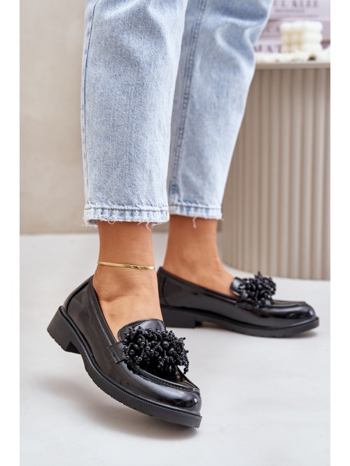 Women's Patent Loafers S.Barski HY369A Black 2