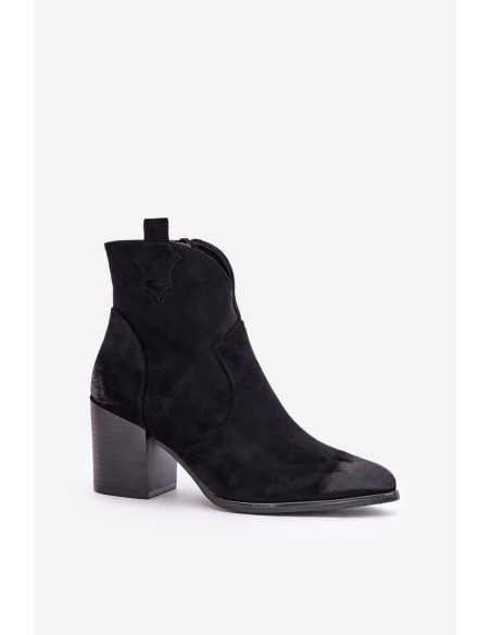 Women's Suede Warm Boots Black Wenche