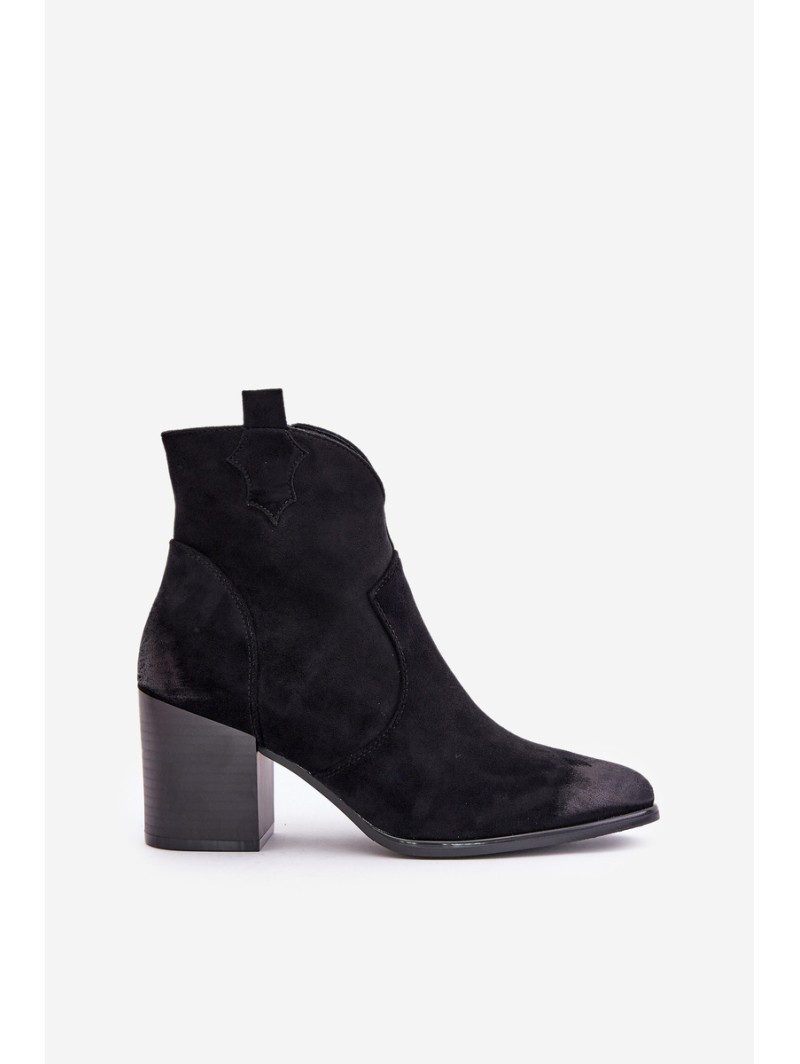 Women's Suede Warm Boots Black Wenche