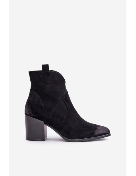 Women's Suede Warm Boots Black Wenche