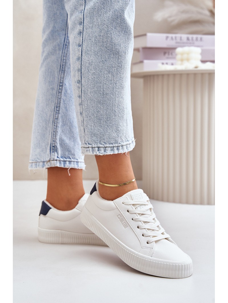Warm Ladies Sneakers Big Star OO274A460 White