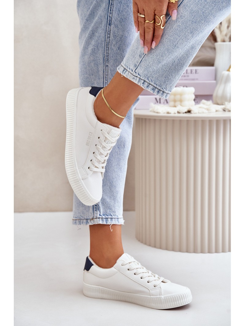 Warm Ladies Sneakers Big Star OO274A460 White