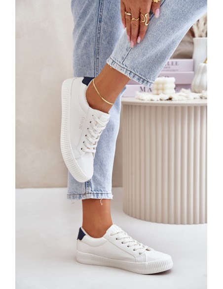 Warm Ladies Sneakers Big Star OO274A460 White