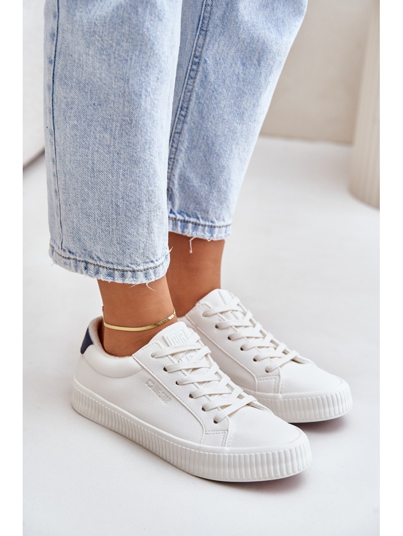 Warm Ladies Sneakers Big Star OO274A460 White