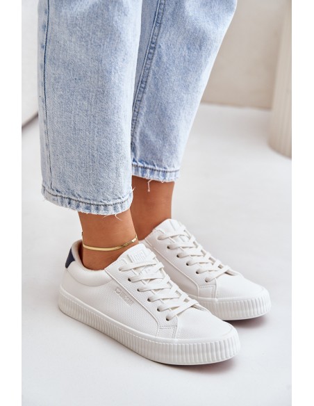 Warm Ladies Sneakers Big Star OO274A460 White