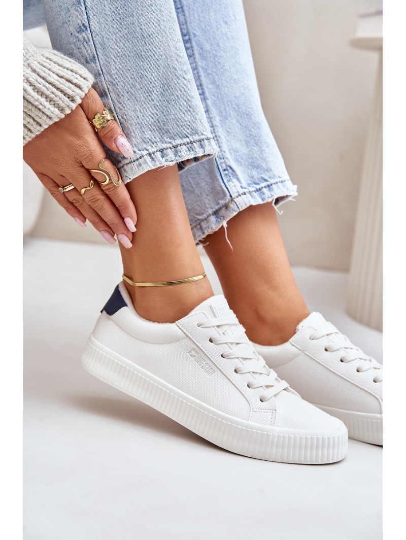 Warm Ladies Sneakers Big Star OO274A460 White