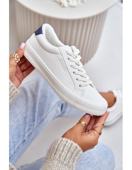 Warm Ladies Sneakers Big Star OO274A460 White